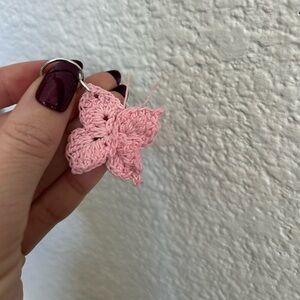 Butterfly bag charm